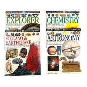 DK Eyewitness Books Homeschool Science History Nature Lot of 4 Children